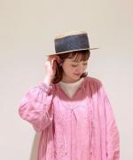 【 限定色販売 】リネンキャンバス　カフタンワンピース